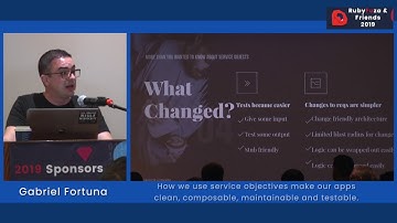 Rubyfuza 2019:  Gabriel Fortuna - How we use service objects.