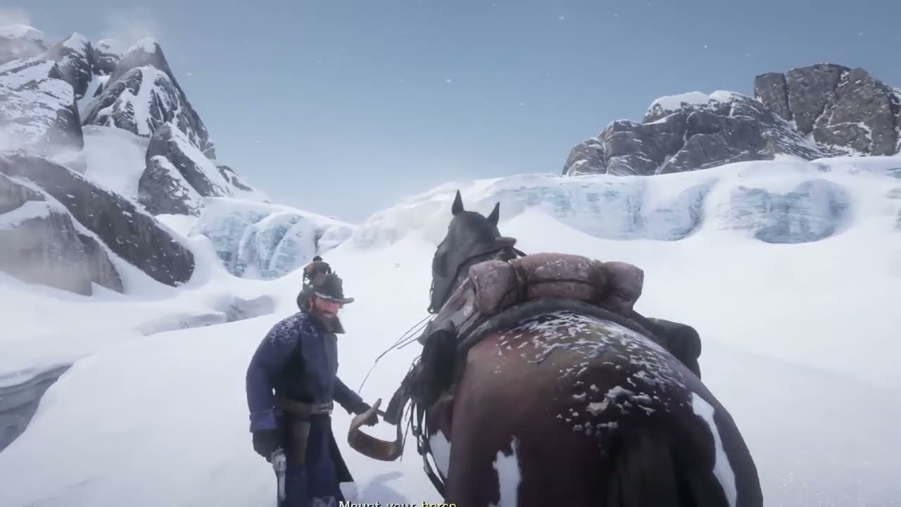 BLIZZARD SOUND HOWLING SNOWING WINTER red dead redemption 2