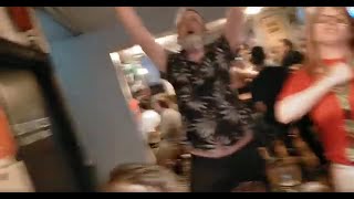 Fans singing Three Lions after Ukraine 0-4 England