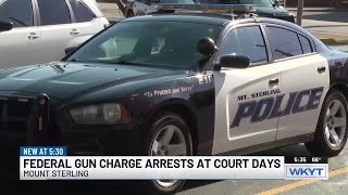 3 men illegally in US arrested on federal gun charges at Ky. festival