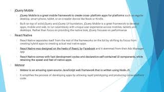 Unit 1/ Frameworks and Tools