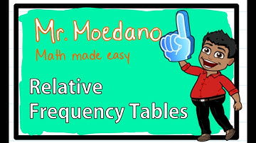 Relative Frequency Tables!