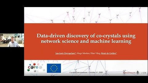 René de Gelder & Jan-Joris Devogelaer: Data-driven discovery of co-crystals