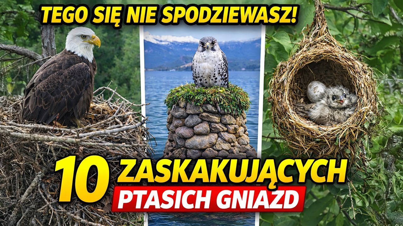 10 Ptasich Gniazd, Których Absolutnie Się Nie Spodziewasz