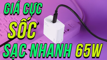 Trên Tay Cốc Sạc Siêu Nhanh 65W chuẩn GaN Remax RP U56 - nhỏ gọn, siêu rẻ hàng chính hãng !!
