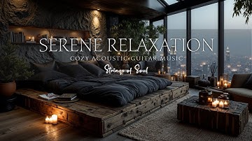 Cozy Acoustic Guitar Music for Deep Sleep & Relaxation ~ Peaceful Ambient Vibes