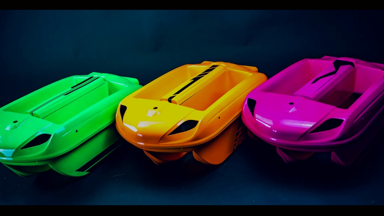 Carplounge RT4 NEON Design! limited Edition I Airbrush I Baitboat