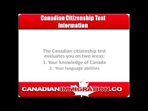 Canadian Citizenship Test Information: Questions and Requirements