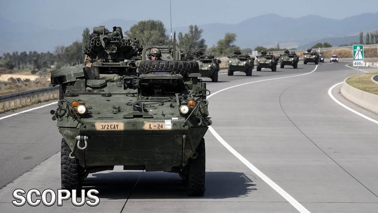 Паника в России: колонна войск НАТО из десятков тяжелых машин направляется в сторону Украины