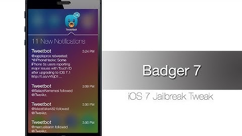 Badger 7 lets you check notifications from your lock screen - iPhone Hacks