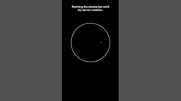 Ball bouncing simulation #adhd #music #code #space #python #physics #simulations #memes #science