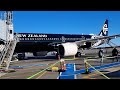 Christchurch to Auckland on the Air New Zealand A321 neo  'All Black' aircraft