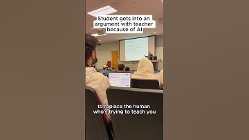 Students gets into an argument with teacher because of AI it’s called mindgrasp.ai btw #ai #collage