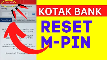 How to reset M-Pin in Kotak Bank App | Reset M- Pin