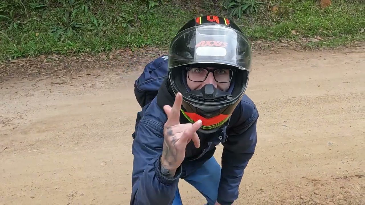 SUBINDO MORRO AZUL DE TIMBÓ DE MOTO - TENERE 660