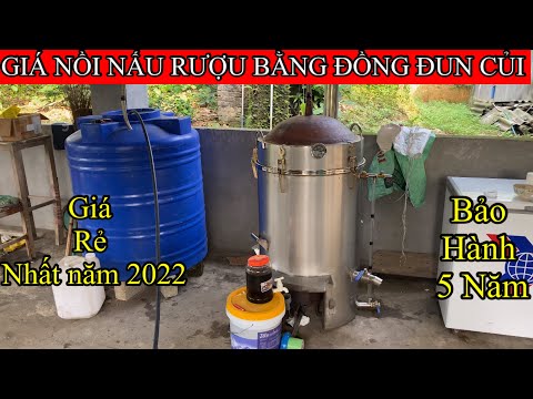 Video Nồi Nấu Rượu Bằng Đồng | Đun Bằng Bếp Dầu Thải | Mới... - youtube