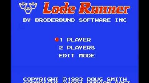 Lode Runner (NES) Music - Title Theme