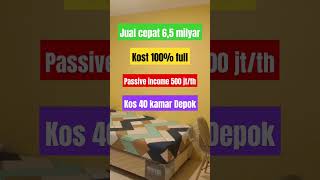 Dijual Cepat BU Kos 40 Kamar Passive Income 500 juta / th