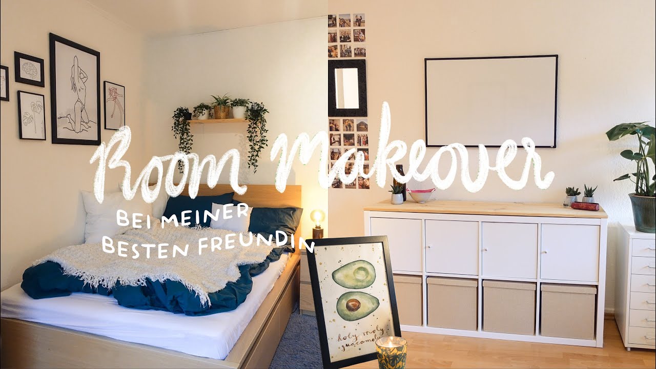 Room Makeover bei meiner besten Freundin // Gemütliches & helles WG-Zimmer