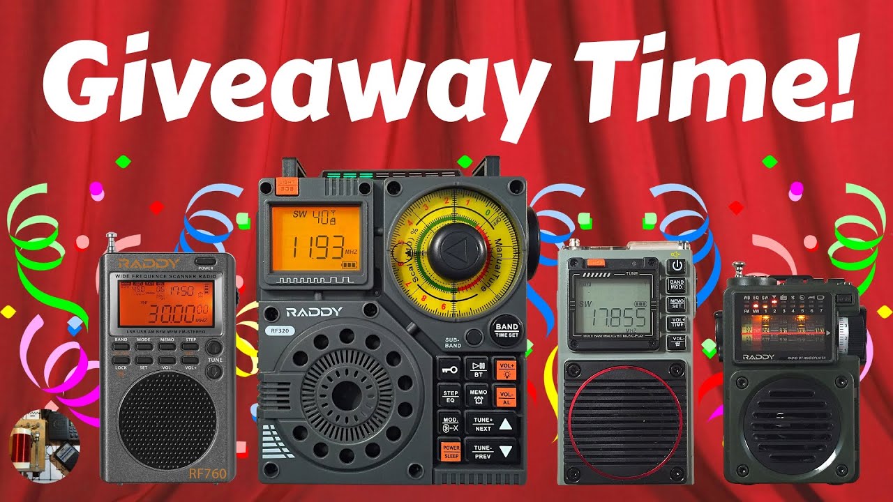 Massive Raddy Shortwave Radio Giveaway - 11th Anniversary