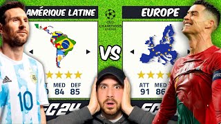 AMERIQUE LATINE vs EUROPE sur FC 24!