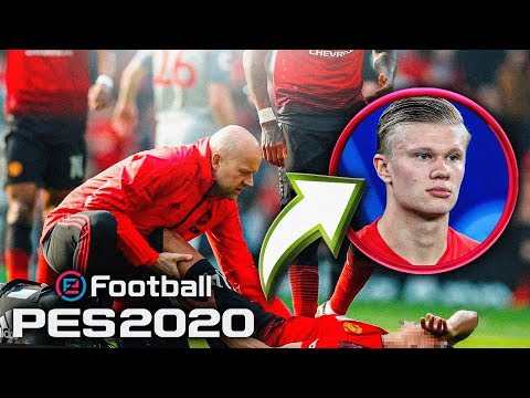 HAALAND ESTÁ FORA DO UNITED NOS PROXIMOS JOGOS !! PES 2020 MASTER LIGA #47 (PS4)