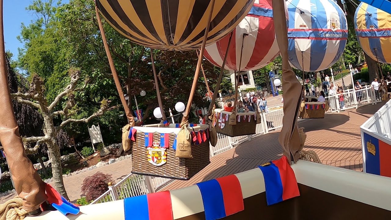 Liechtensteiner Ballonfahrt (NEU 2023) Onride Europa-Park [FULL HD]