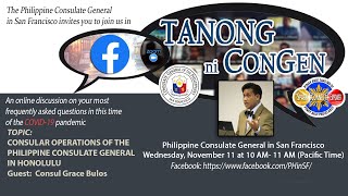 TANONG NI CONGEN | Episode 25 | Consular Operations of the Philippine Consulate General in Honolulu