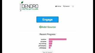 Demonstration of Incremental Reading and Spaced Repetition with Dendro