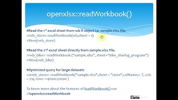 Import and Export Excel Data using openxlsx in R Studio