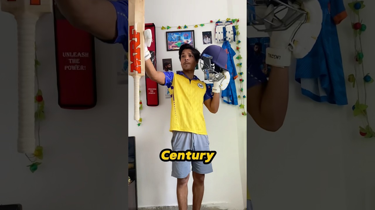 Match me century bnana hai 😍 