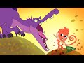 Big Spinosaurus, Strong T-Rex & Scary Velociraptor | Club Baboo Dinosaurs for Kids |  Dino Videos