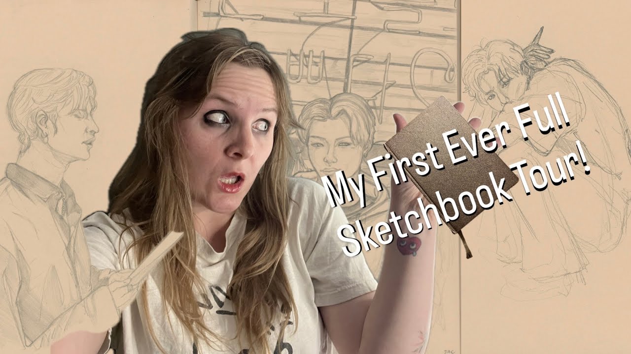 My First Ever Full Sketchbook Tour! - YouTube