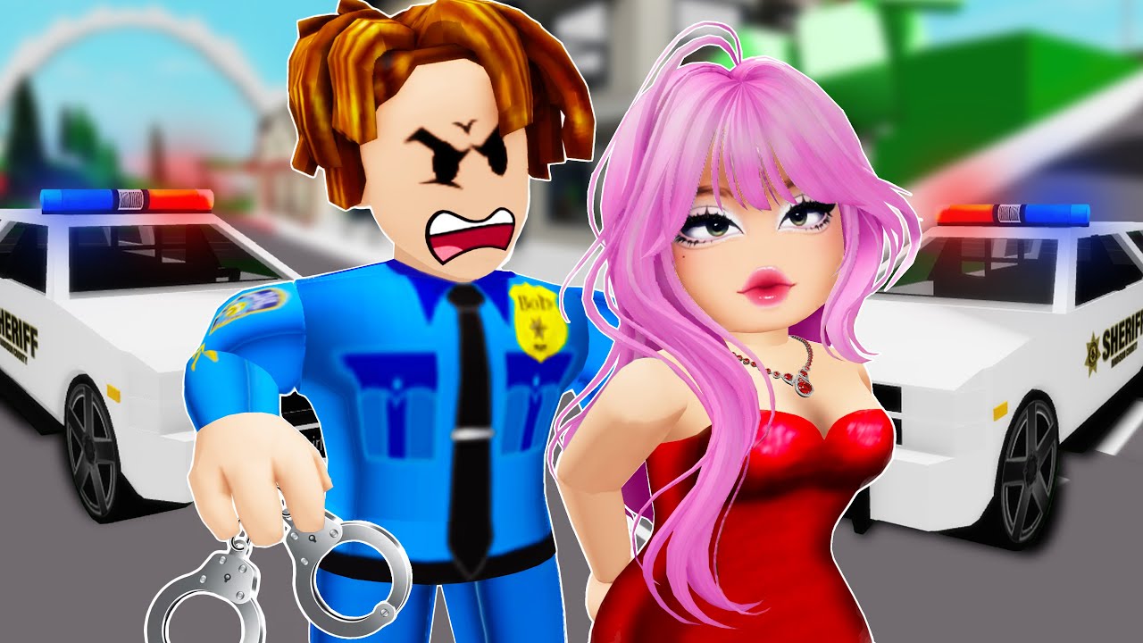 Outline Video ROBLOX Brookhaven 🏡RP - FUNNY MOMENTS: PETER Became POLICE to rescue ALL CITY | Roblox Idol