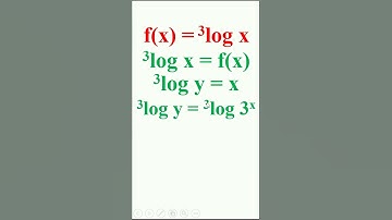 invers dari logaritma f(x) = 3log x