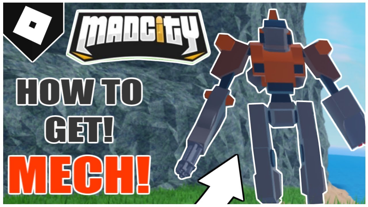 How To Get Mech In Mad City Roblox Youtube - robot ipad roblox