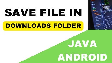 How to Save a File to Downloads Folder in a Java Android App | Step-by-Step Tutorial | IT WALA
