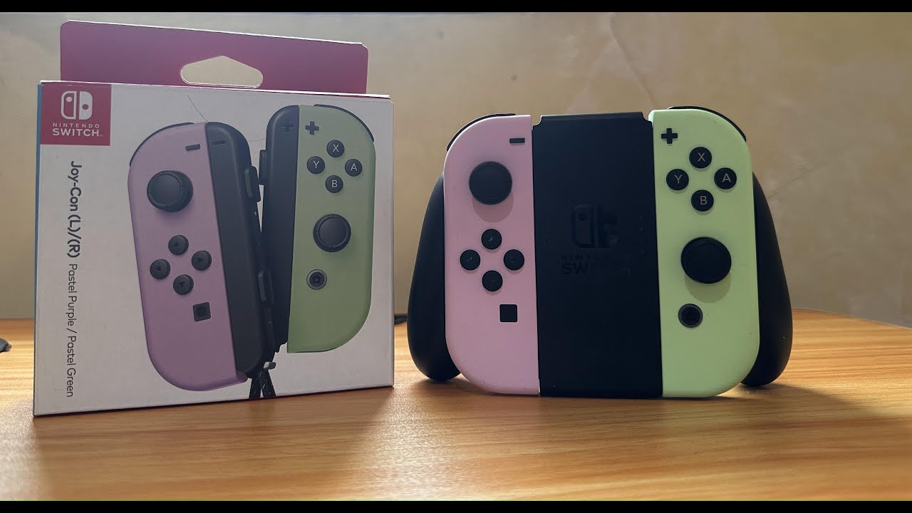 Joy-Con (L)/(R) - Pastel Purple/Pastel Green