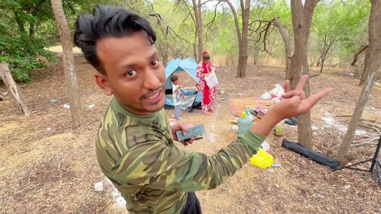 24 Hours Survival Challenge in Jungle with Family