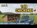 Adding 149 Chickens to Grandpa's Farm! | FS25 Chicken Coop + Chicken Transport Mod Guide