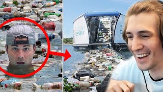 This Robot Eats Trash | xQc Reacts to Mark Rober