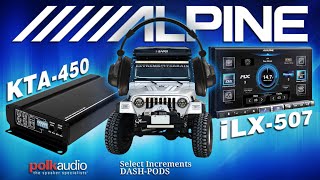 Jeep TJ Audio Upgrade - Alpine iLX-507 / KTA-450 by JeepTJay6 2,615 views 7 months ago 26 minutes