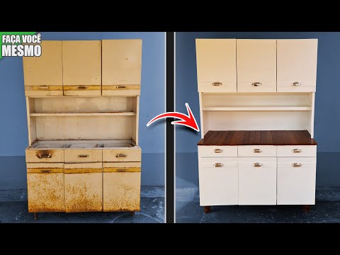 Vídeo: Como atualizar um conjunto de cozinha antigo: métodos de restauração, vários métodos e ideias de especialistas