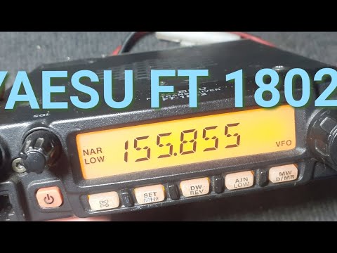 339 YAESU FT 1802 Very 🔥 damaged and tampered with ✓ - YouTube