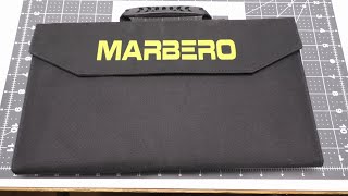 MARBERO 30W folding Solar Panel Review