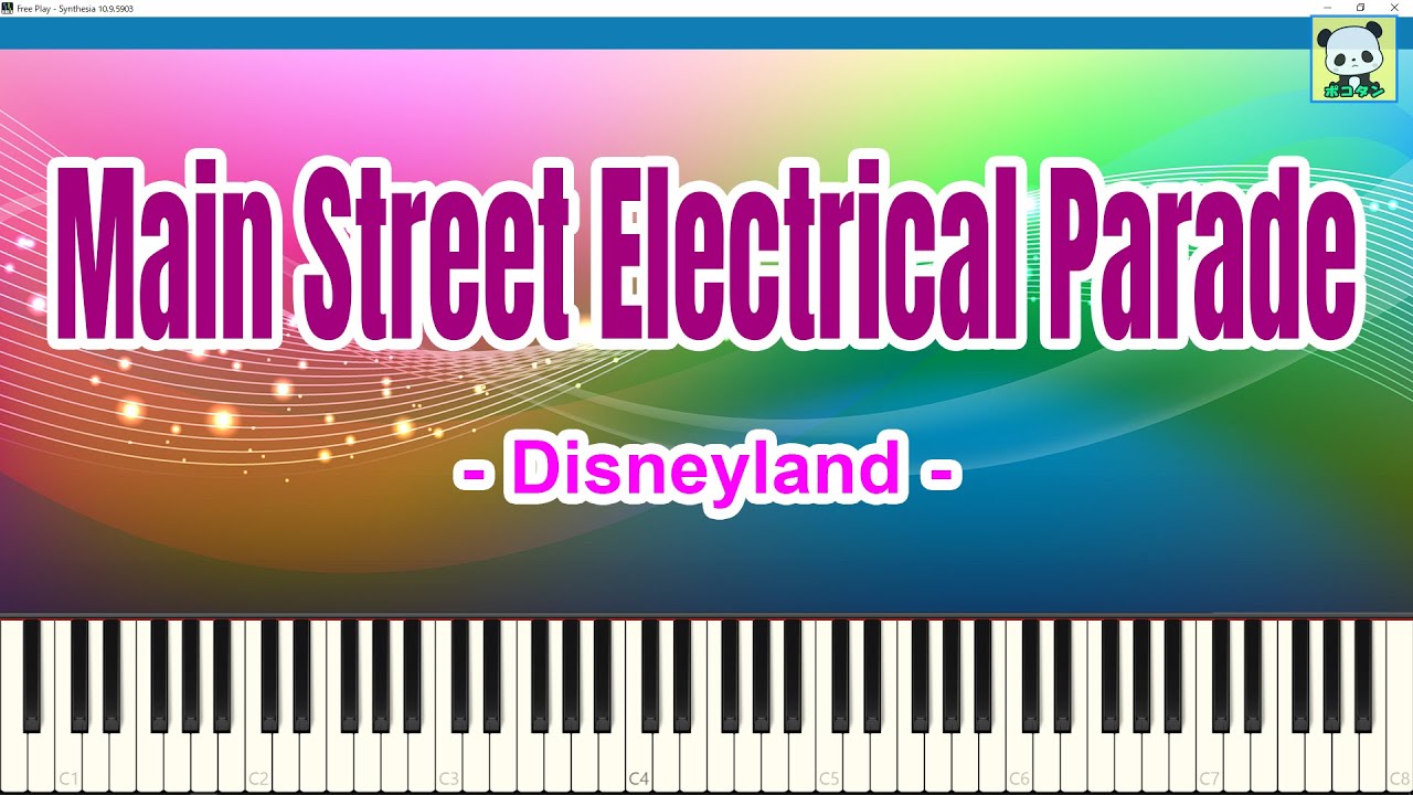 Main Street Electrical Parade - Disneyland / 東京ディズニーランド / TDL / スティッカム  / ステカム / SheetMusic / シンセシア