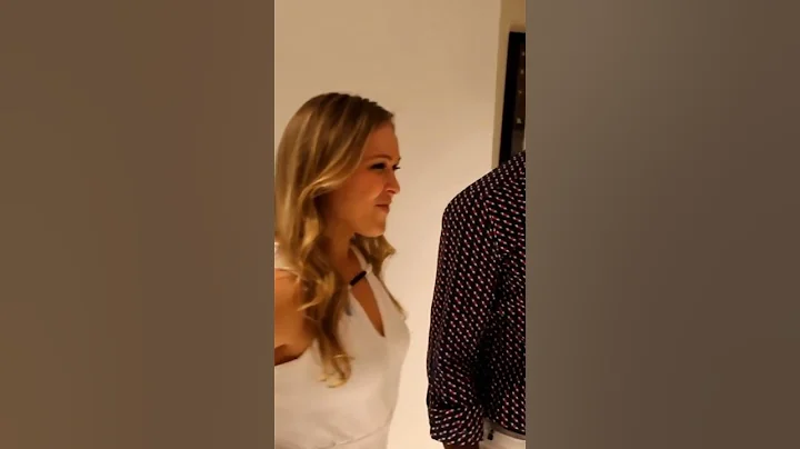 Ronda Rousey with Jon Jones