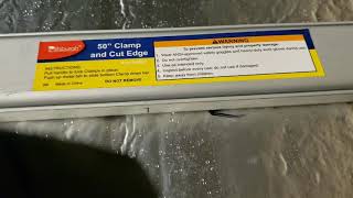 Harbor Freight Straight Edge Clamp
