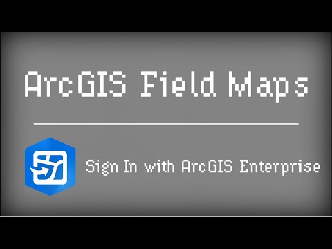 APHIS PPQ End User Tools Presents: ArcGIS Field Maps - Sign In