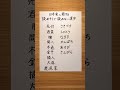 日本食に関する読めそうで読めない日本語 #言葉 #名言 #漢字